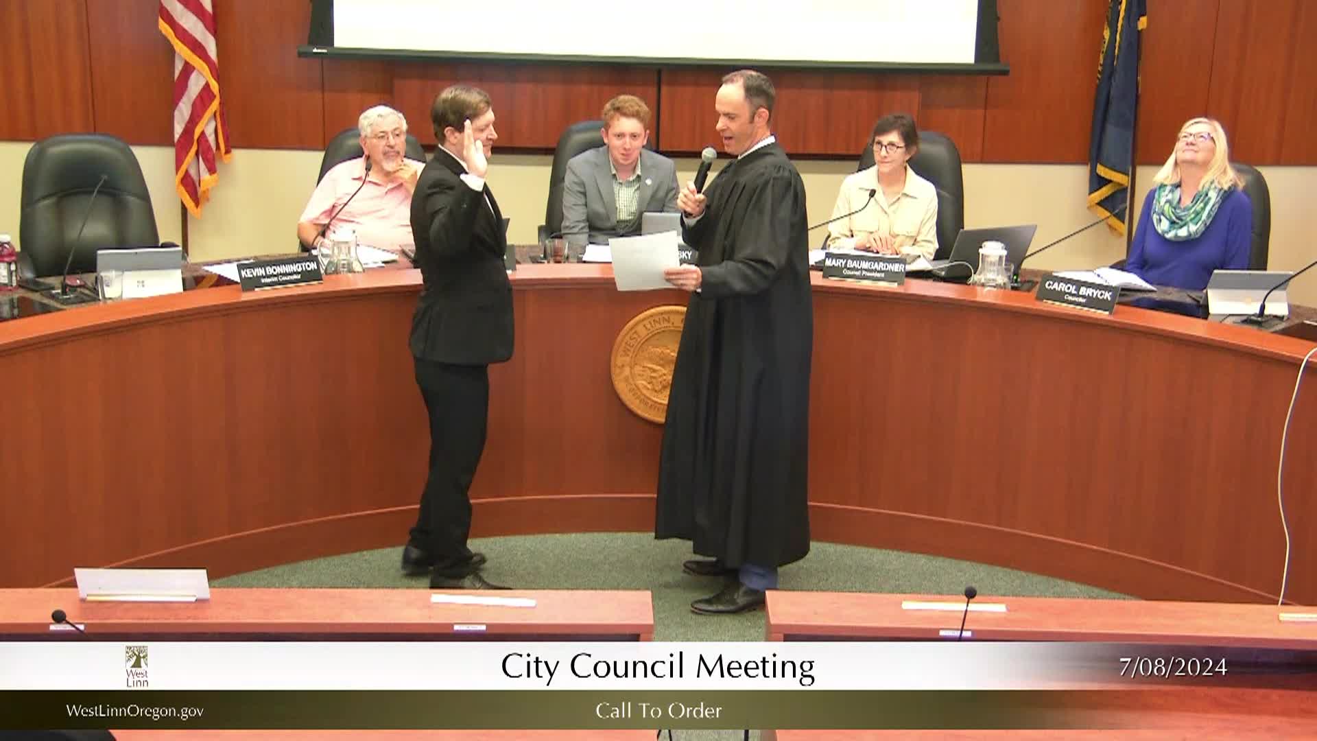 Thumbnail image for July 8, 2024 - West Linn City Council Meeting
