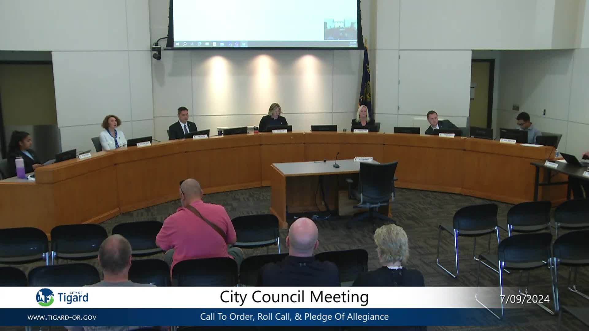 Thumbnail image for July 9, 2024 - Tigard City Council Meeting