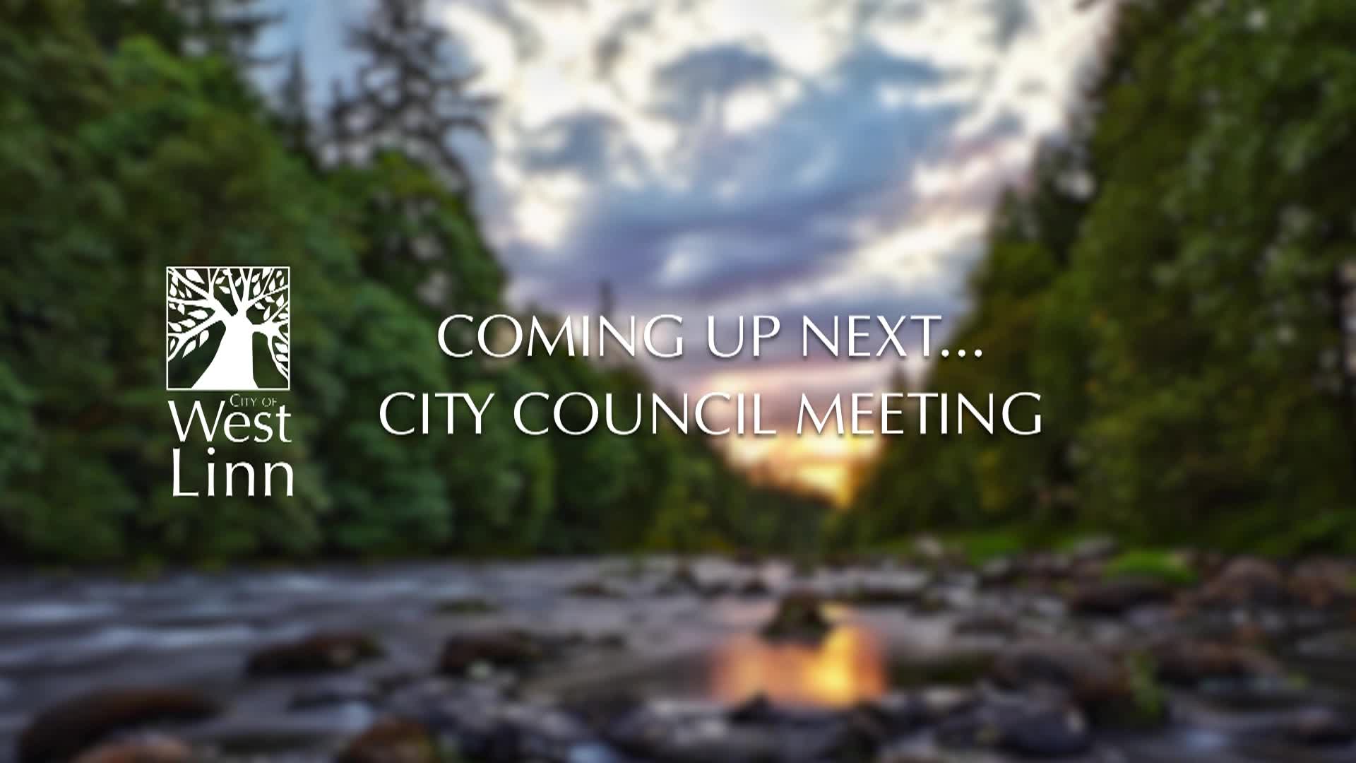 Thumbnail image for July 15, 2024 - West Linn City Council Work Session