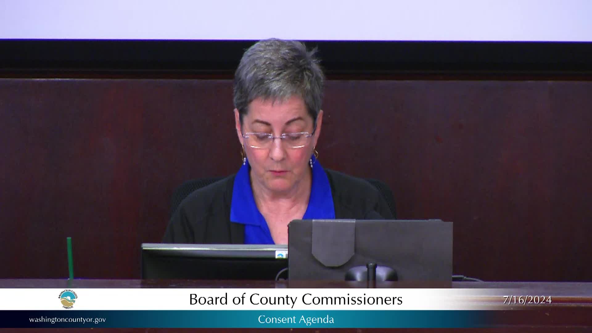 Thumbnail image for July 16, 2024 - Washington County Board of Commissioners Meeting