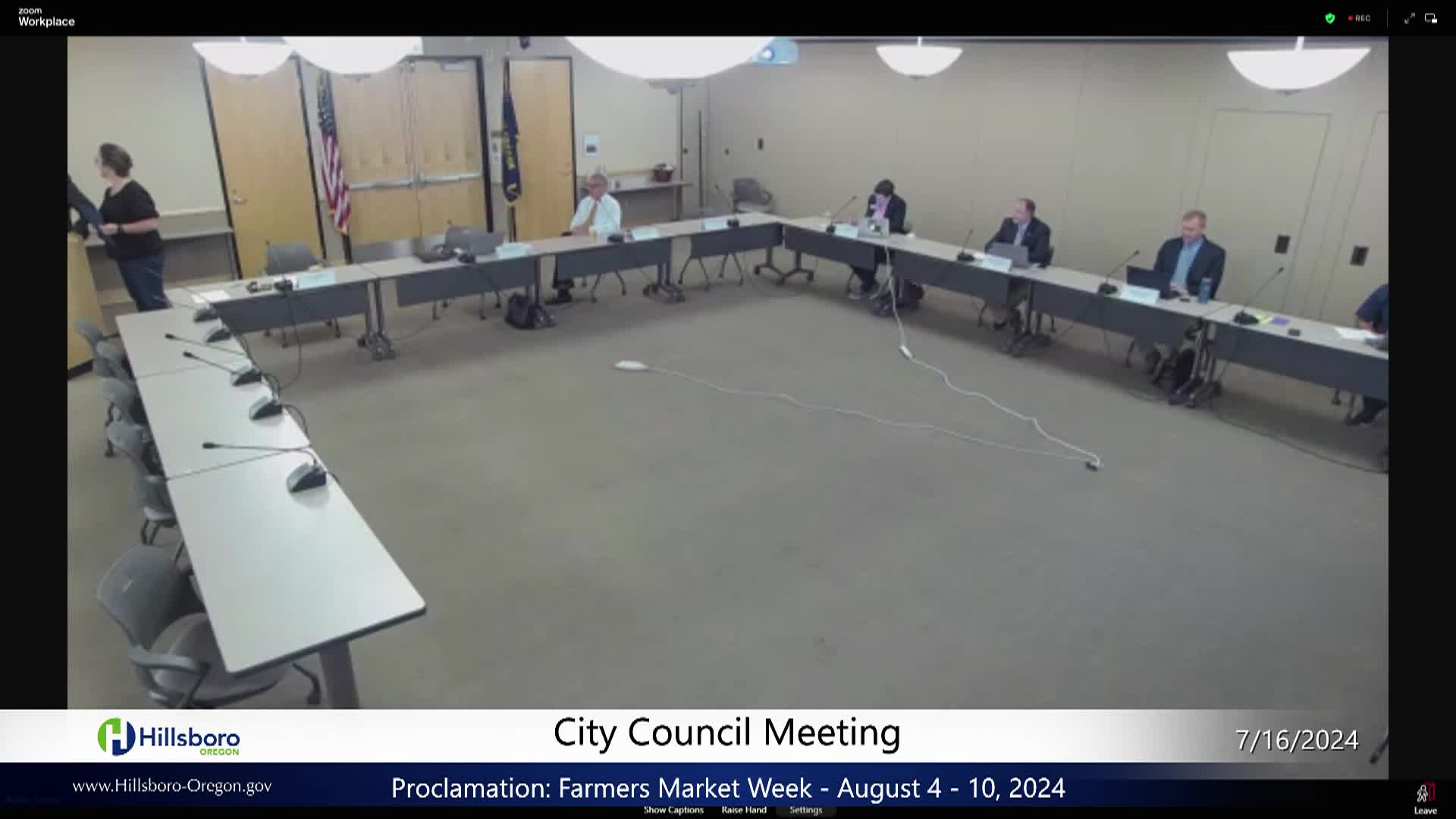 Thumbnail image for July 16, 2024 - Hillsboro City Council Meeting