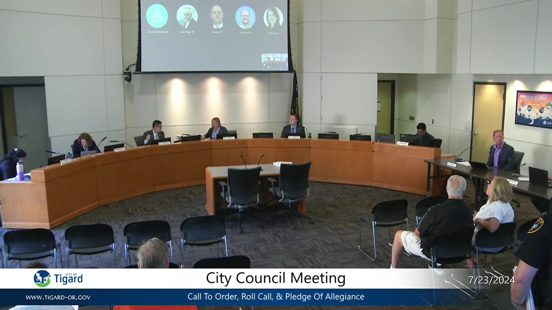 Thumbnail image for Tigard City Council Meeting