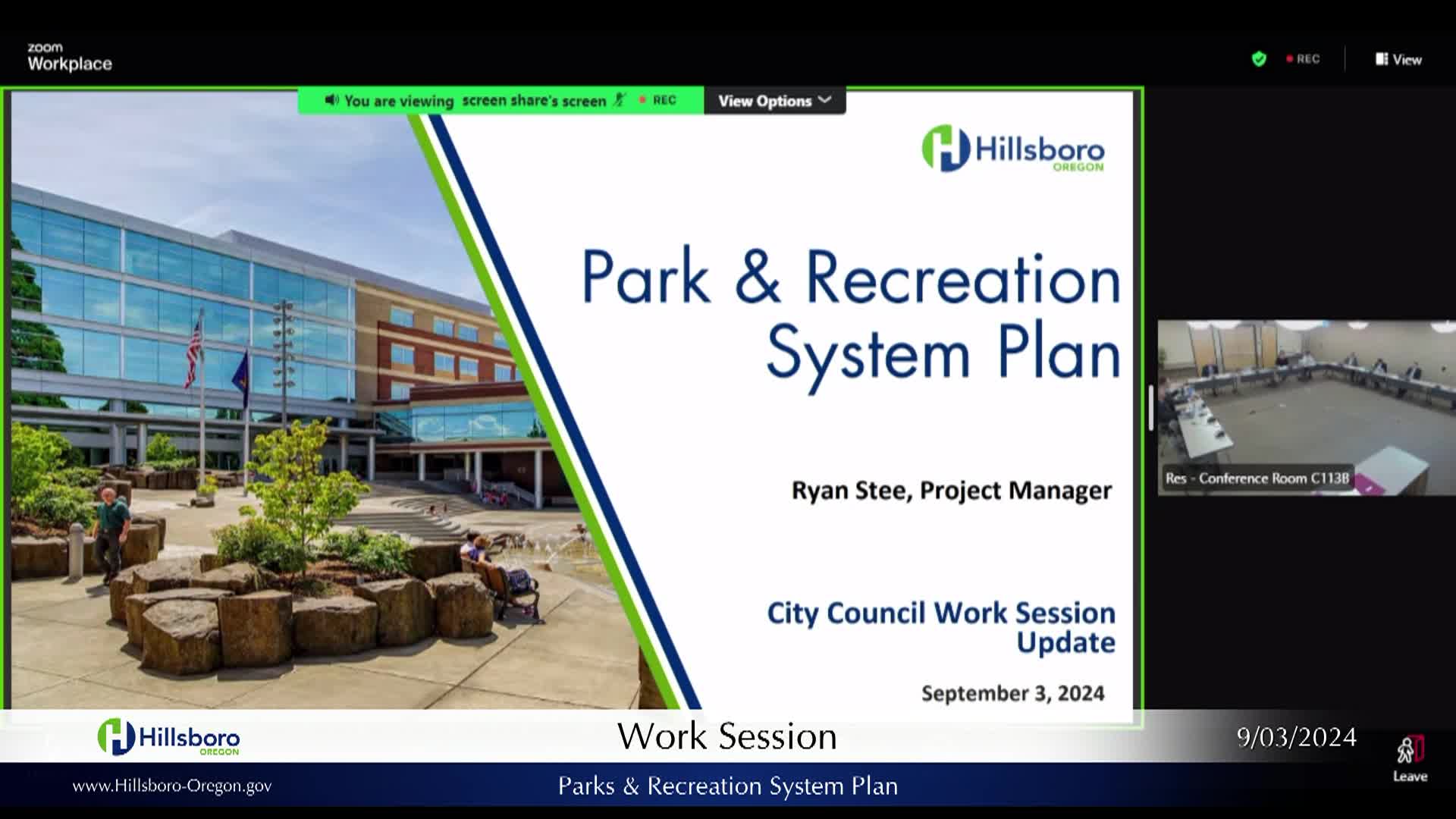 Thumbnail image for September 3, 2024 Hillsboro City Council Meeting