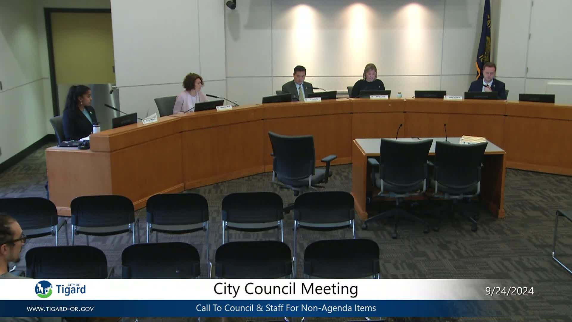 Thumbnail image for Tigard City Council Meeting