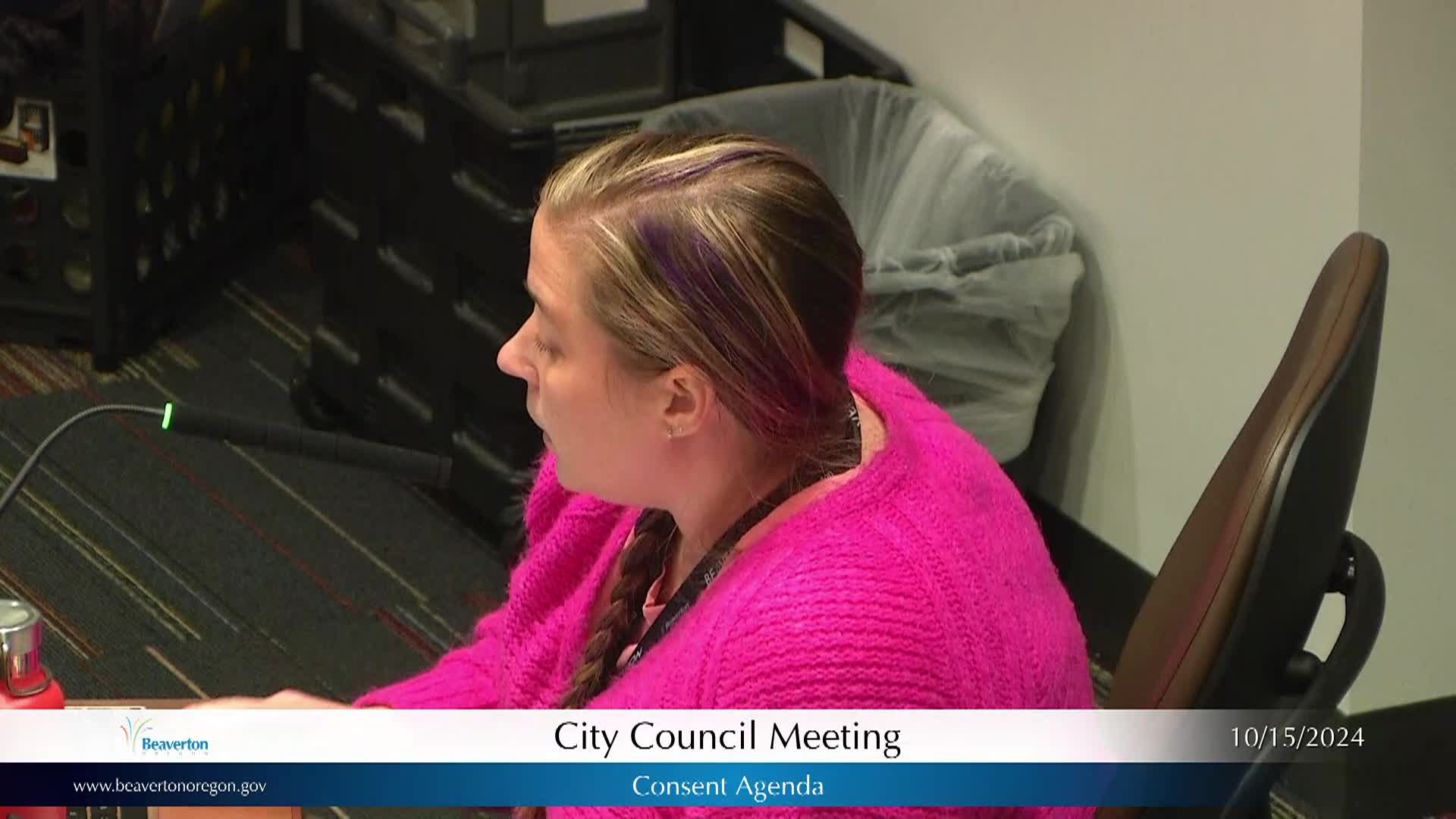 Thumbnail image for October 15, 2024 - Beaverton City Council Meeting