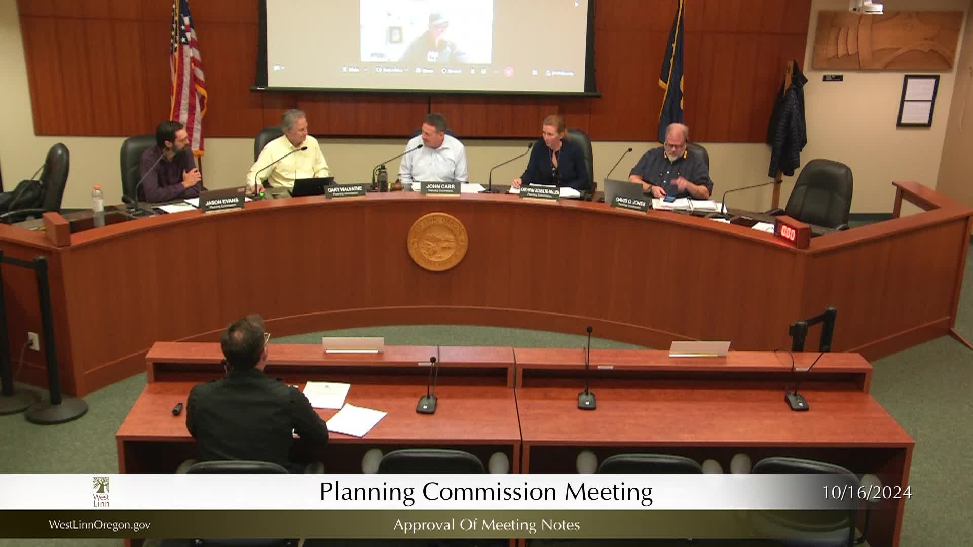Thumbnail image for October 16, 2024 - West Linn Planning Commission Meeting
