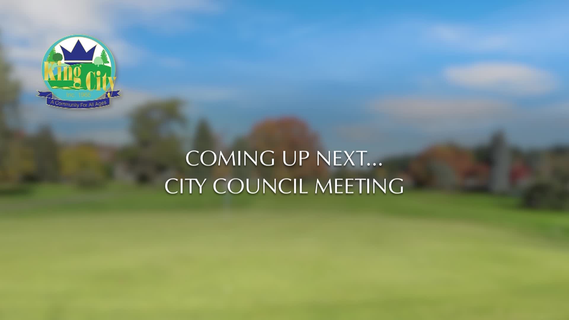 Thumbnail image for October 16, 2024 -King City Council Meeting