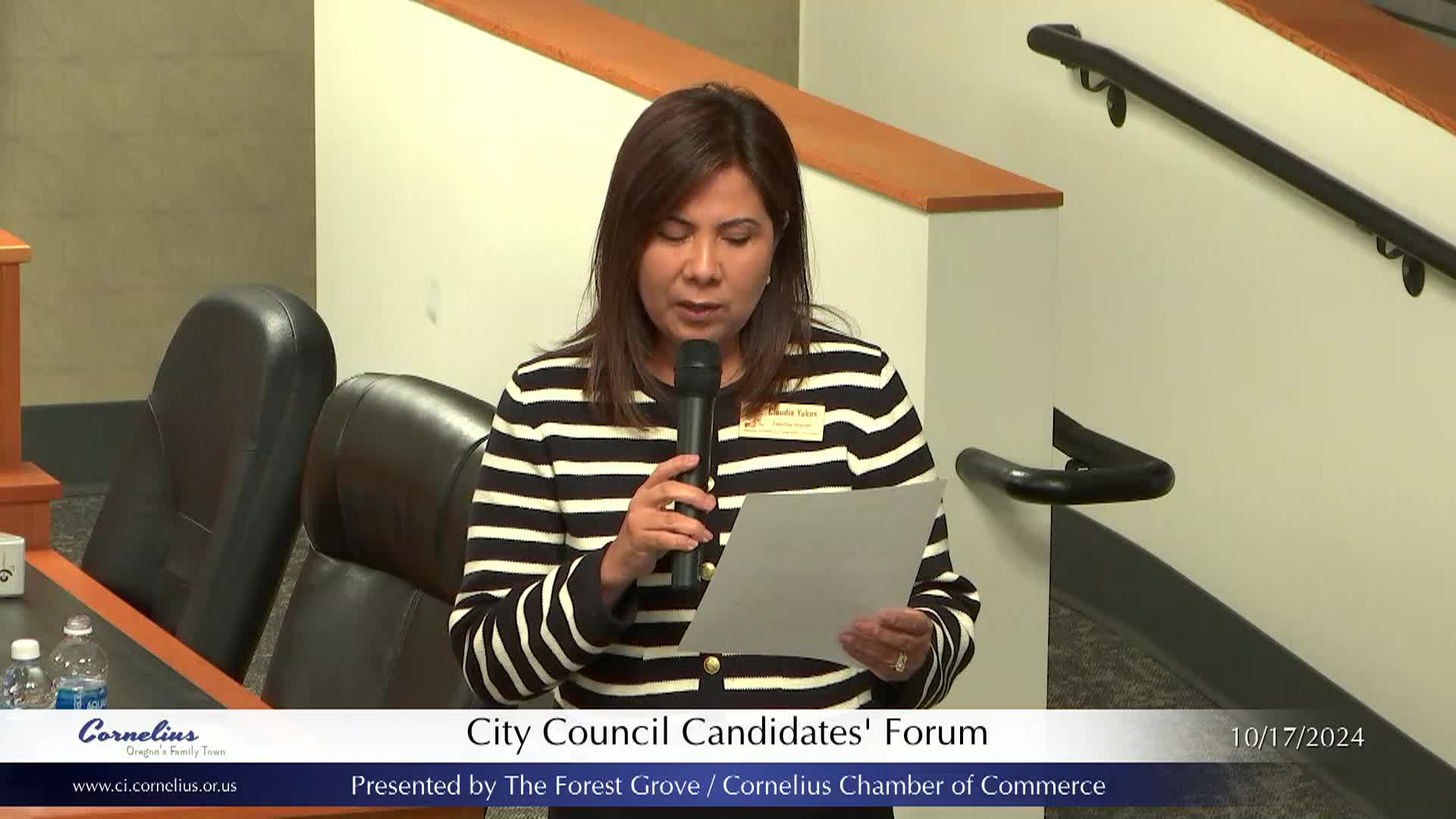Thumbnail image for October 17, 2024 - Cornelius City Council Candidate Forum