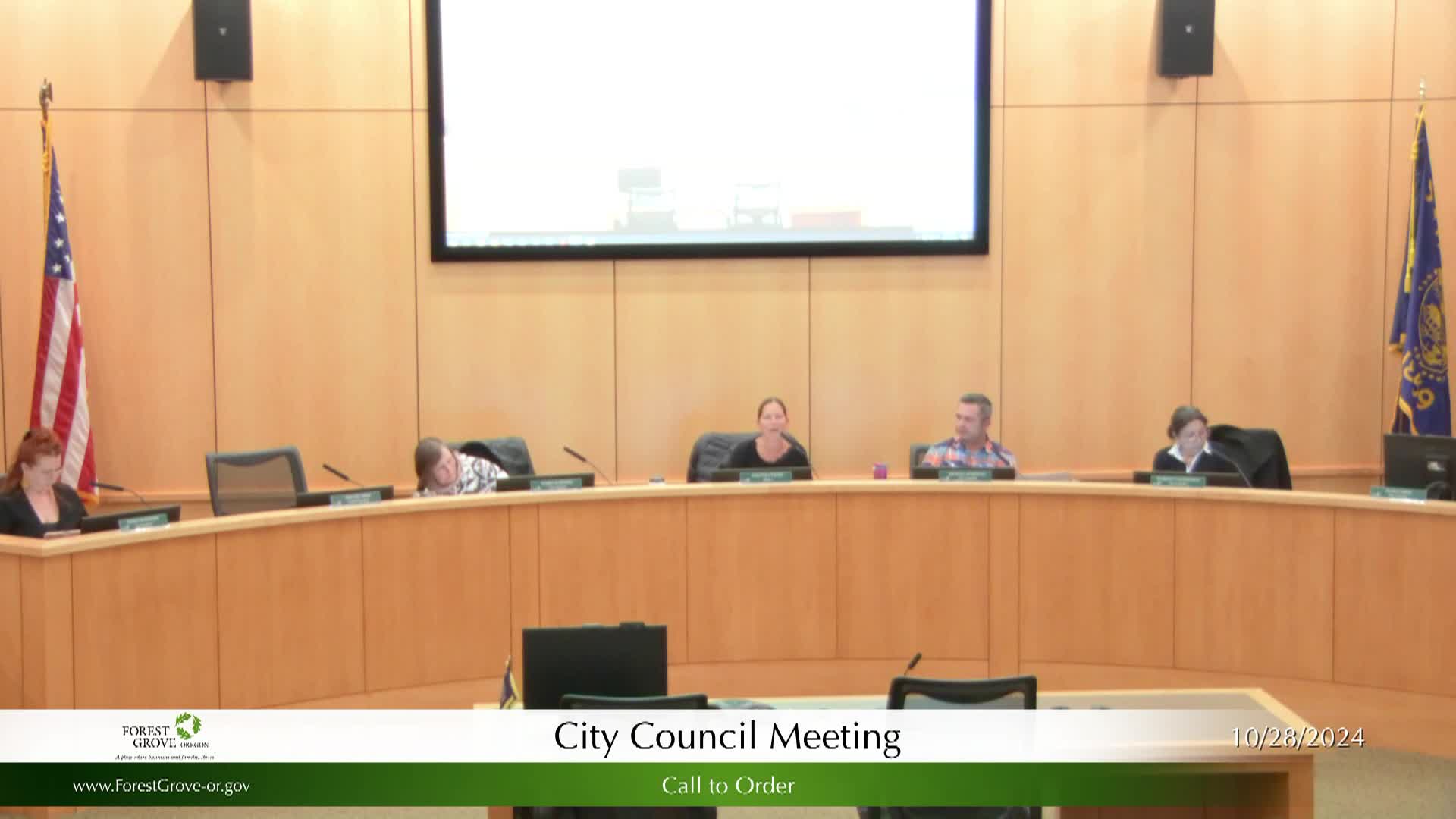 Thumbnail image for  October 28, 2024 - Forest Grove City Council Meeting