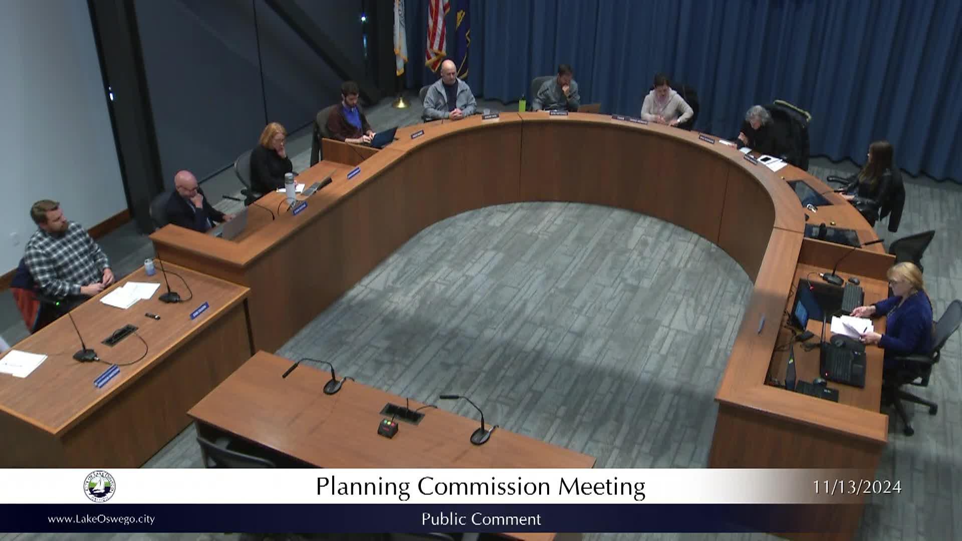 Thumbnail image for November 13, 2024 - Lake Oswego Planning Commission Meeting