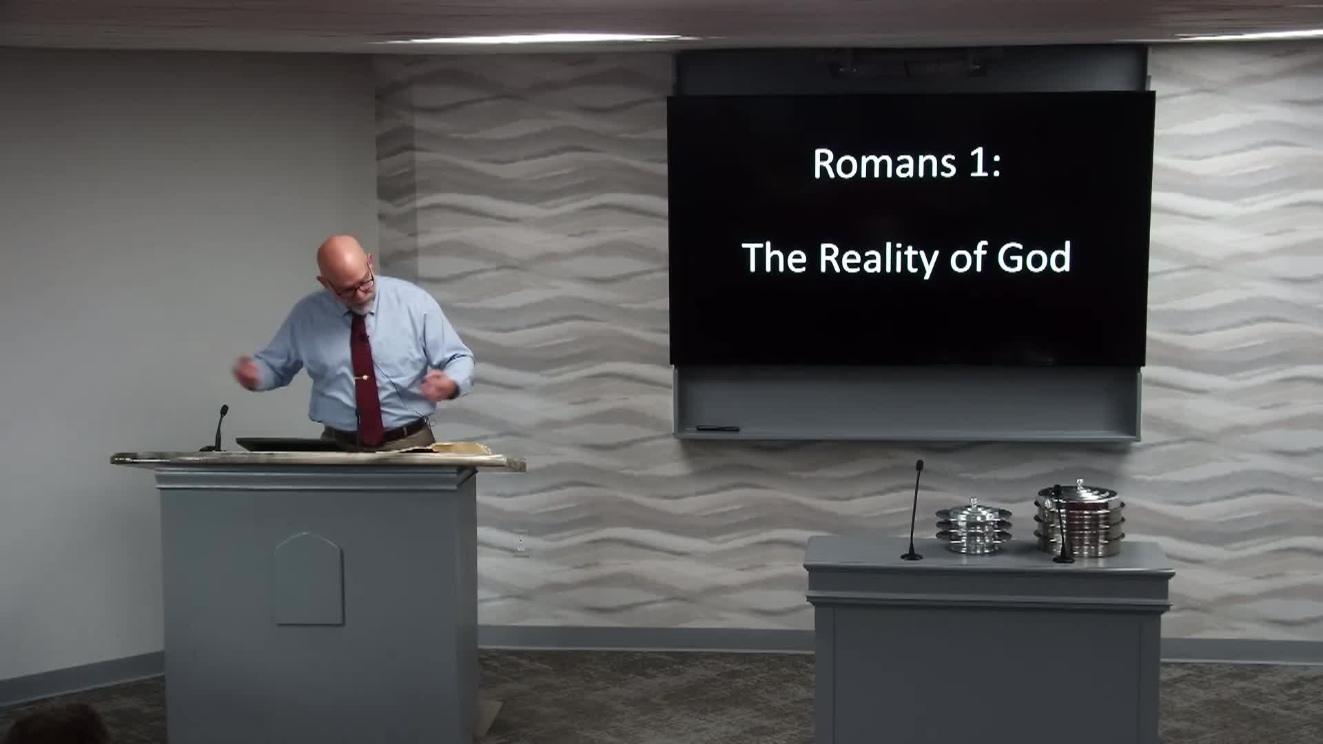 Thumbnail image for Cornelius Church of Christ - God is Real - Romans 1