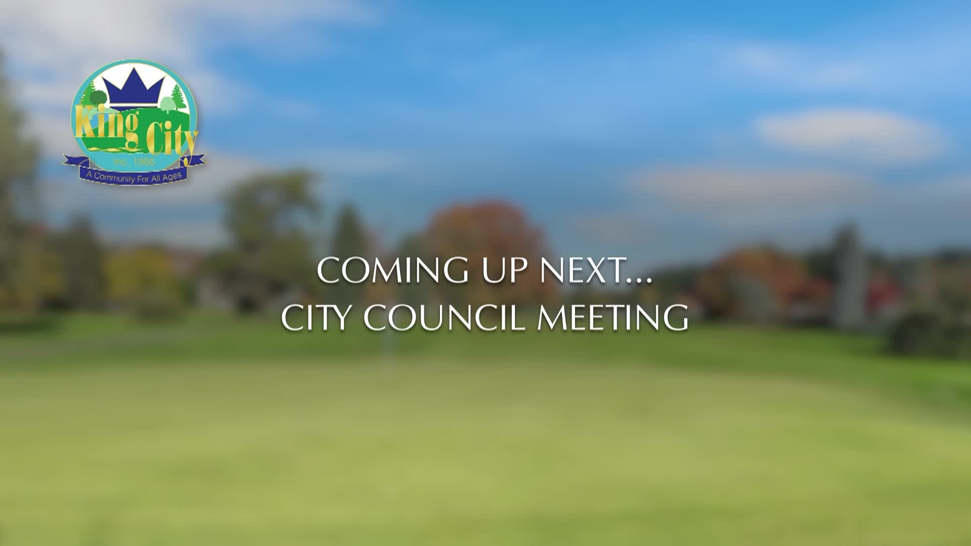 Thumbnail image for November 20, 2024 - King City Council Meeting