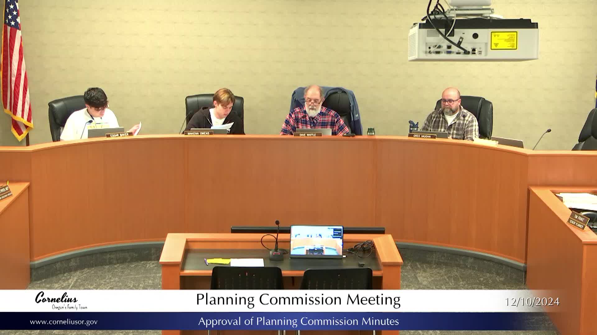 Thumbnail image for December 10, 2024 Cornelius Planning Commission