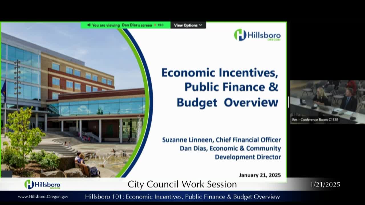 Thumbnail image for January 21, 2025 - Hillsboro City Council Meeting