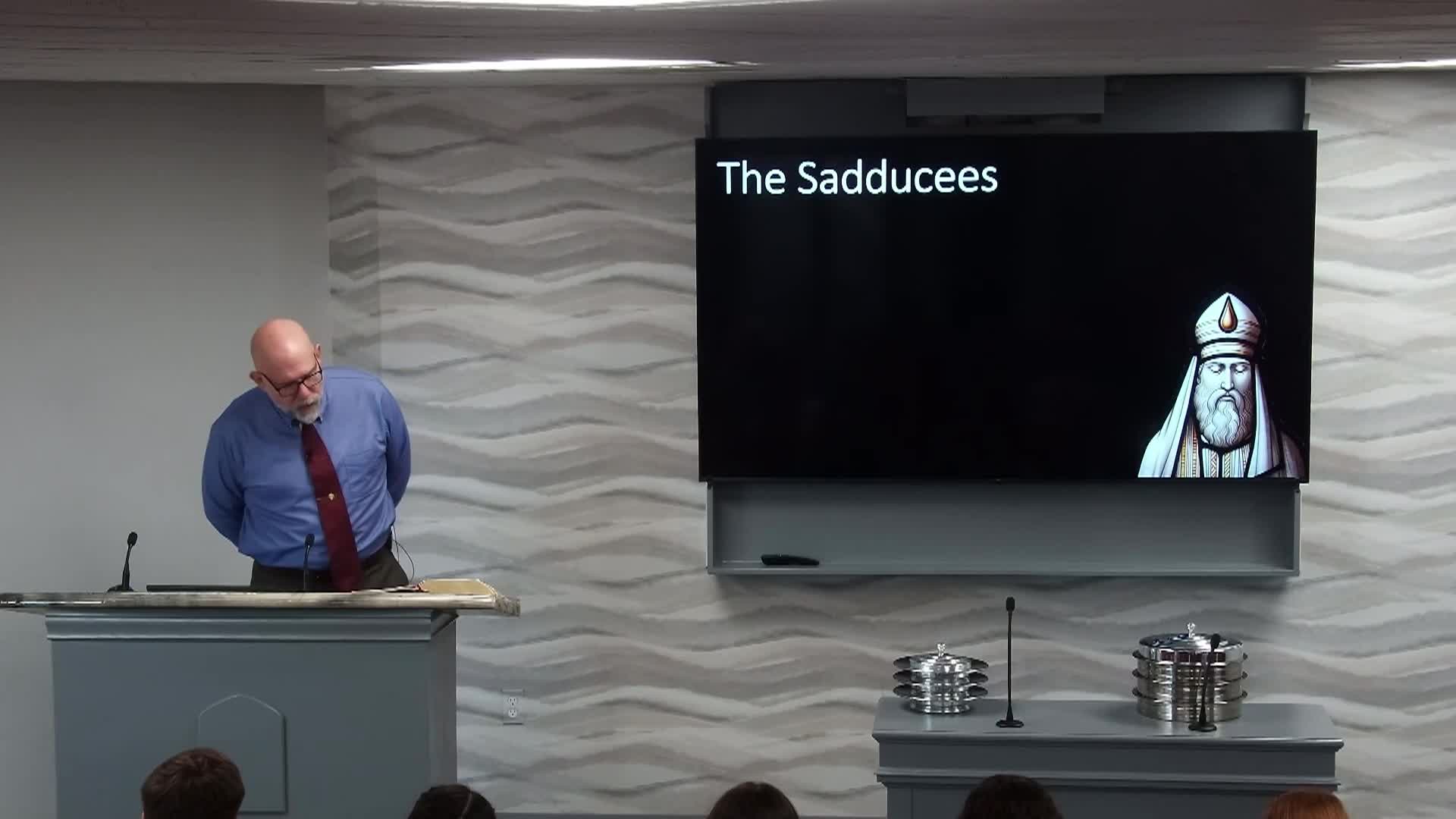 Thumbnail image for Cornelius Church of Christ - The Sadducee - Nihilism and Hedonism
