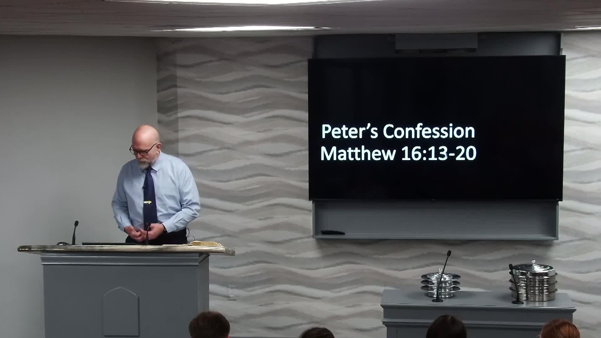 Cornelius Church of Christ - Peter's Great Confesion