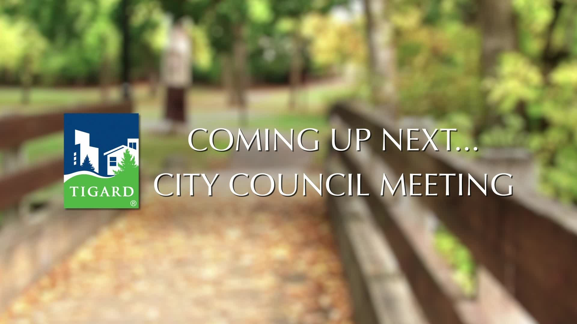 Thumbnail image for December 1, 2020 TIGARD CITY COUNCIL