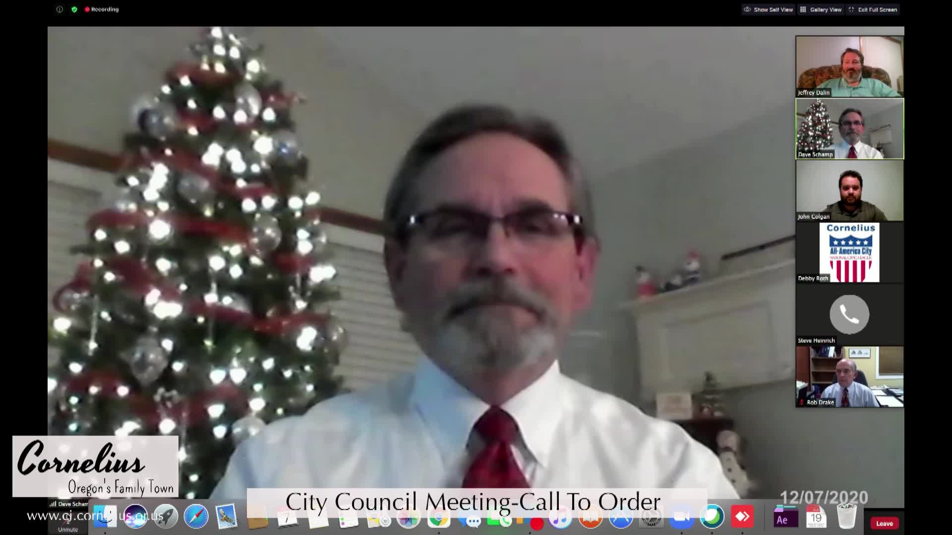 Thumbnail image for December 7, 2020 Cornelius City Council Meeting