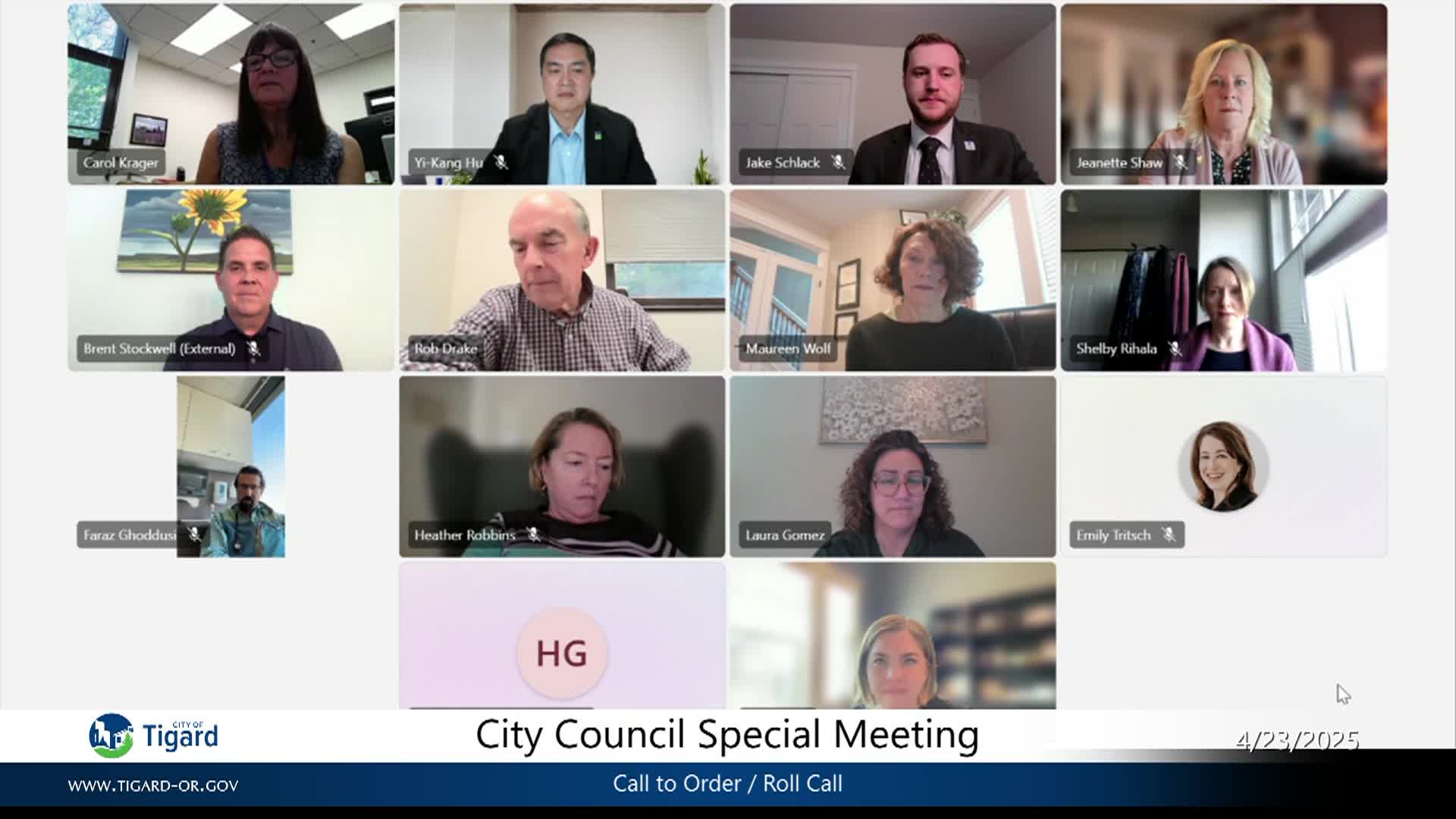 Thumbnail image for April 23, 2025 - Tigard City Council Meeting