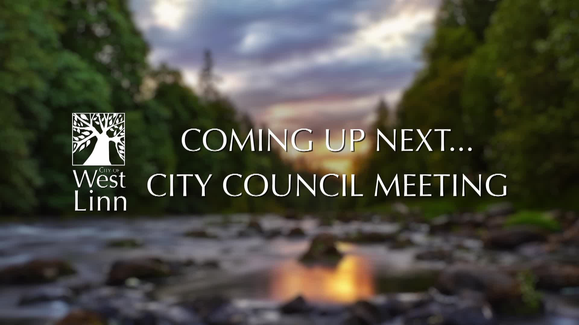 Thumbnail image for January 4, 2021 West Linn City Council Work Session