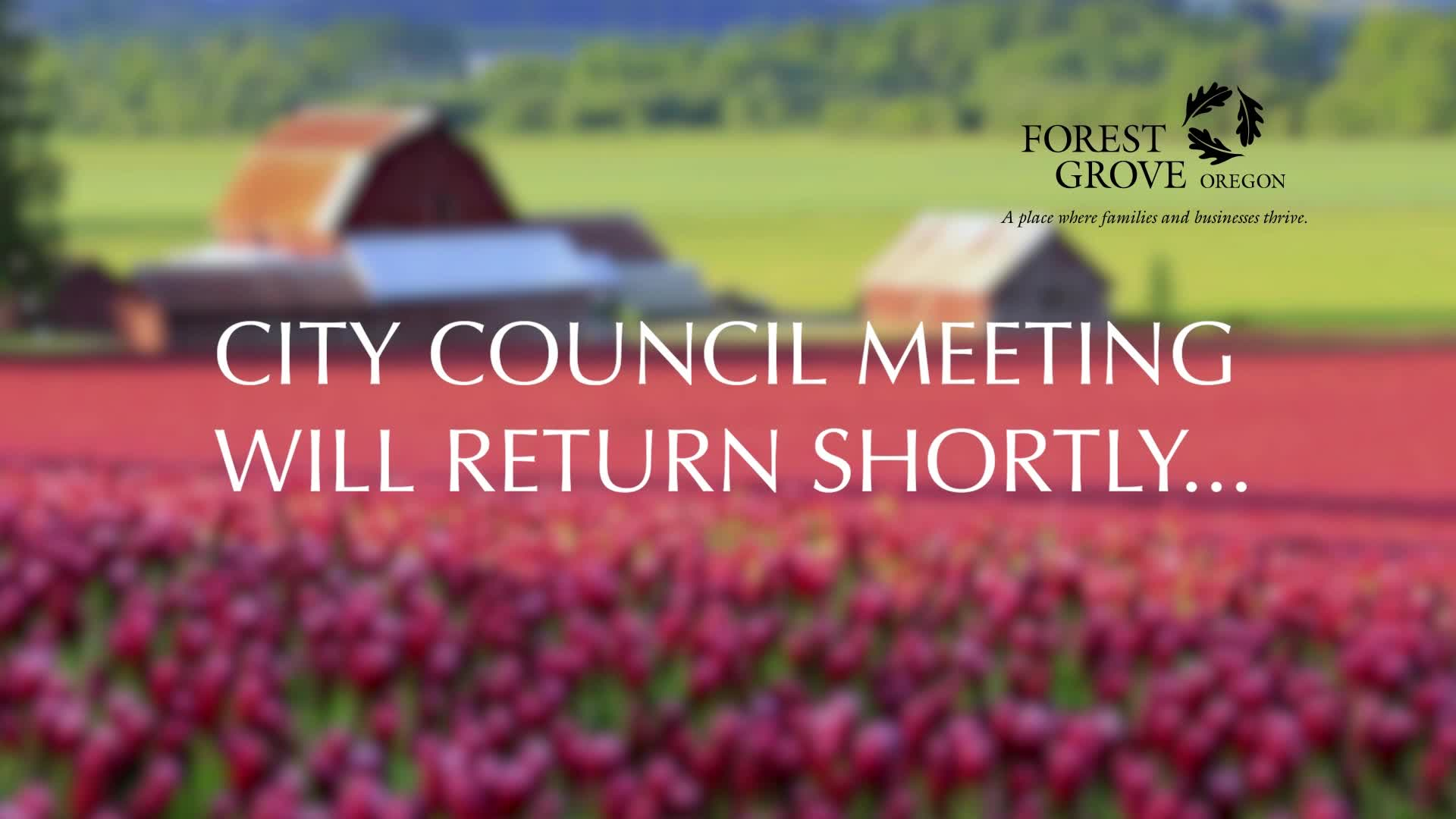 Thumbnail image for January 11, 2021 FOREST GROVE CITY COUNCIL