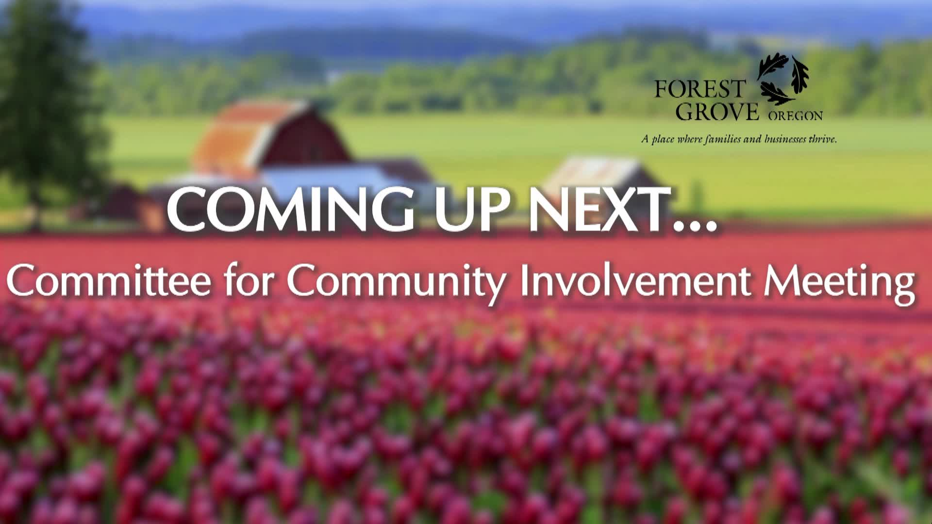Thumbnail image for January 14, 2021 Forest Grove Committee for Citizen Involvement