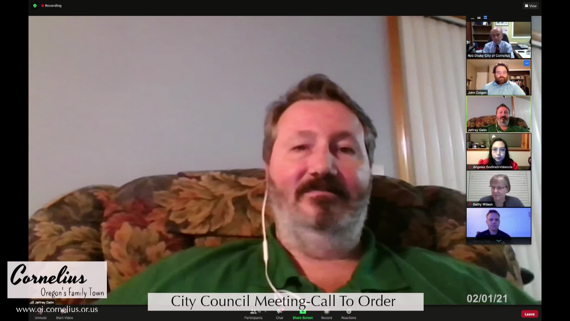 Thumbnail image for February 1, 2021 Cornelius City Council Meeting