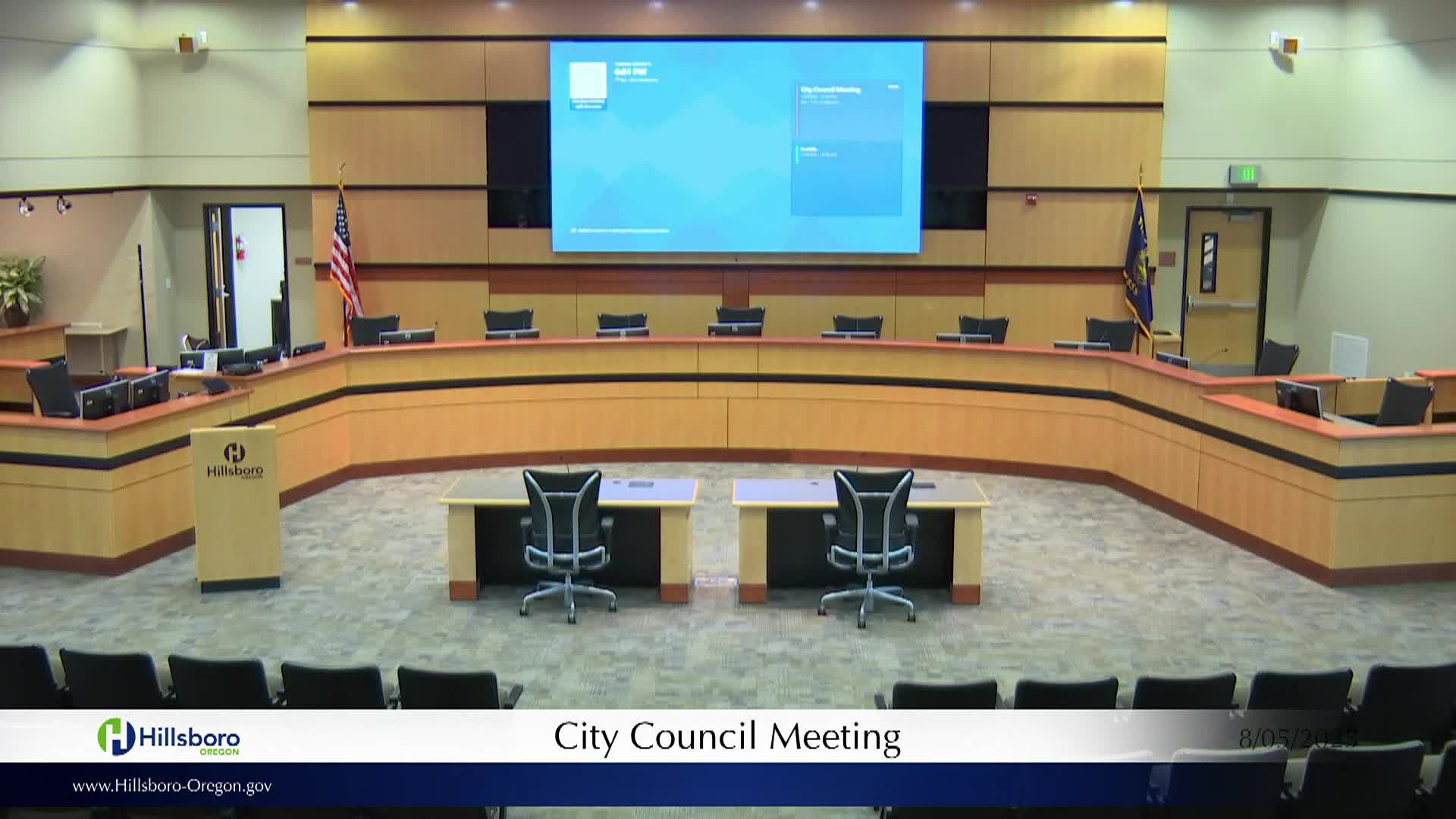 Hillsboro City Council Meeting