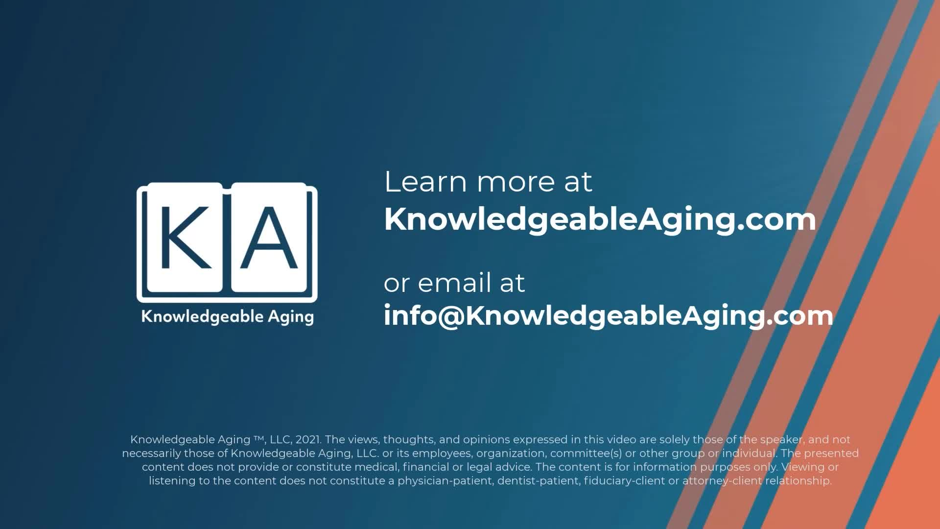 Thumbnail image for Knowledgeable Aging - Understanding Differences With Medicare & Medicaid
